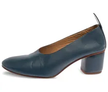 Pumps mit Blockabsatz 60mm - Blau