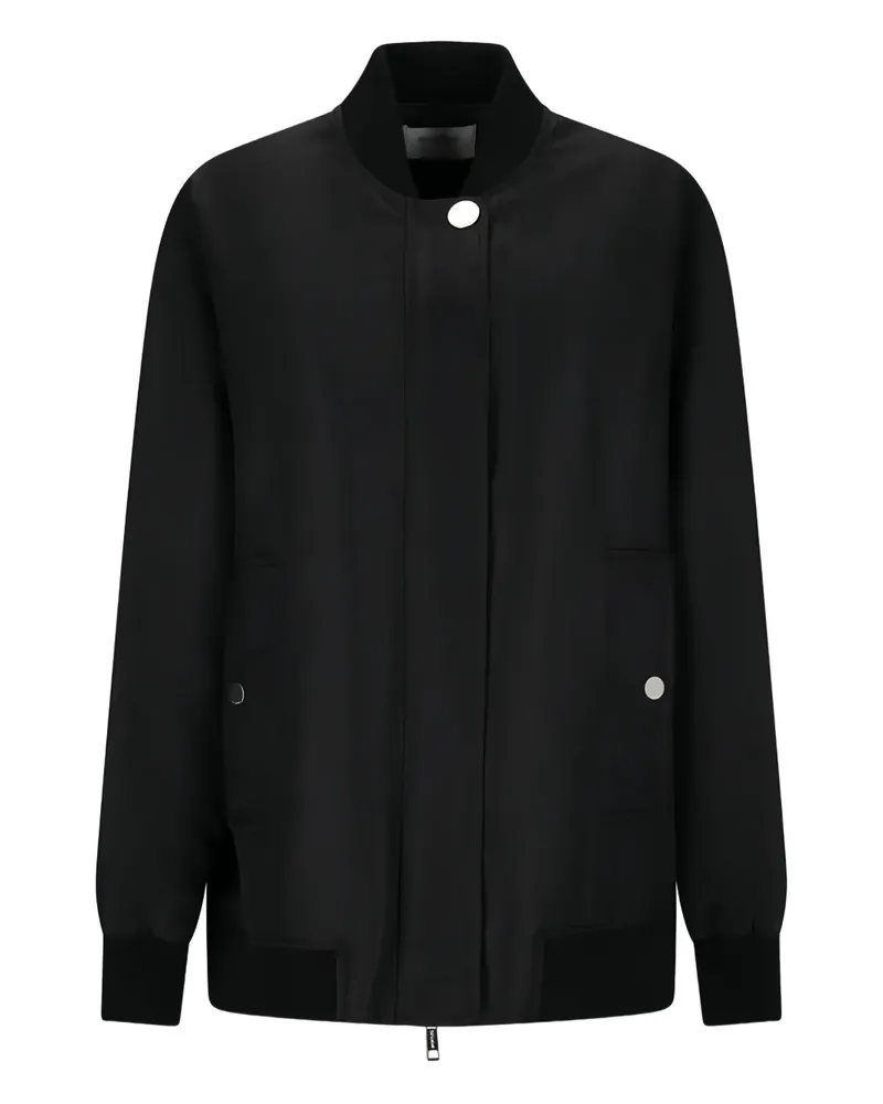 SPORTMAX Bomberjacke mit Knopfverschluss - Schwarz Schwarz