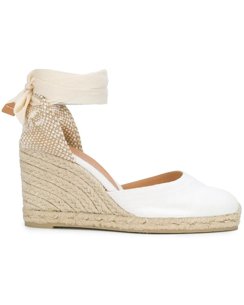Castañer Carina Espadrilles 90mm - Weiß Weiß