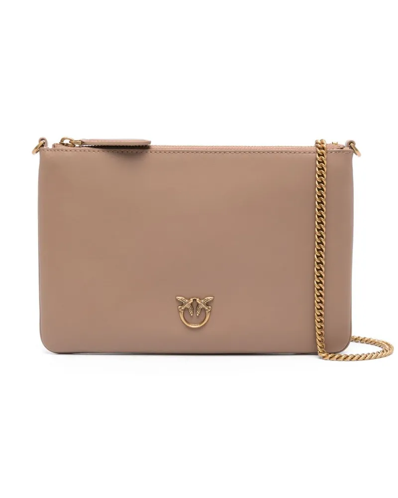 Pinko Love Birds Tasche - Nude Nude