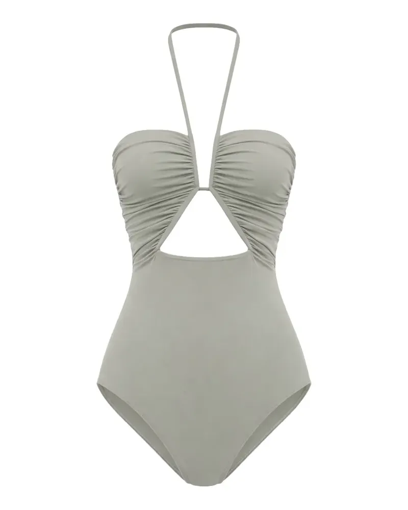 Rick Owens cut-out swimsuit - Grau Grau