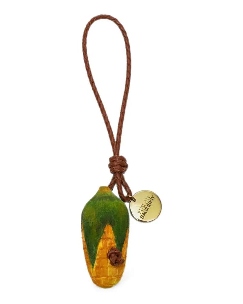 RUSLAN BAGINSKIY Corn bag charm - Gelb Gelb