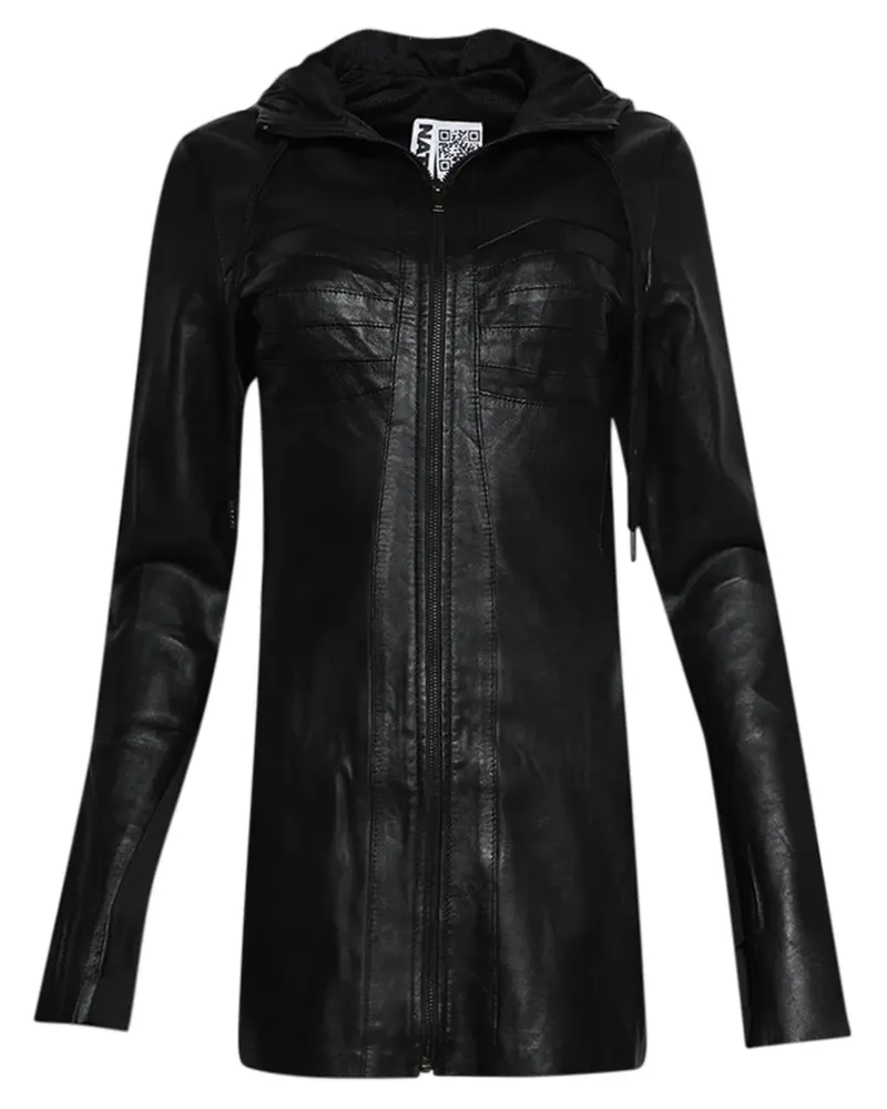 Natasha Zinko Minikleid aus Leder - Schwarz Schwarz