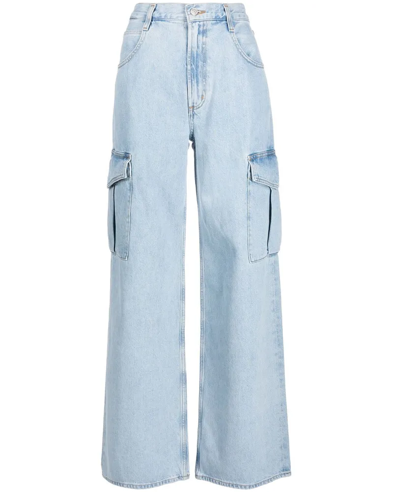 AGOLDE Jeans mit Stone-Wash-Effekt - Blau Blau