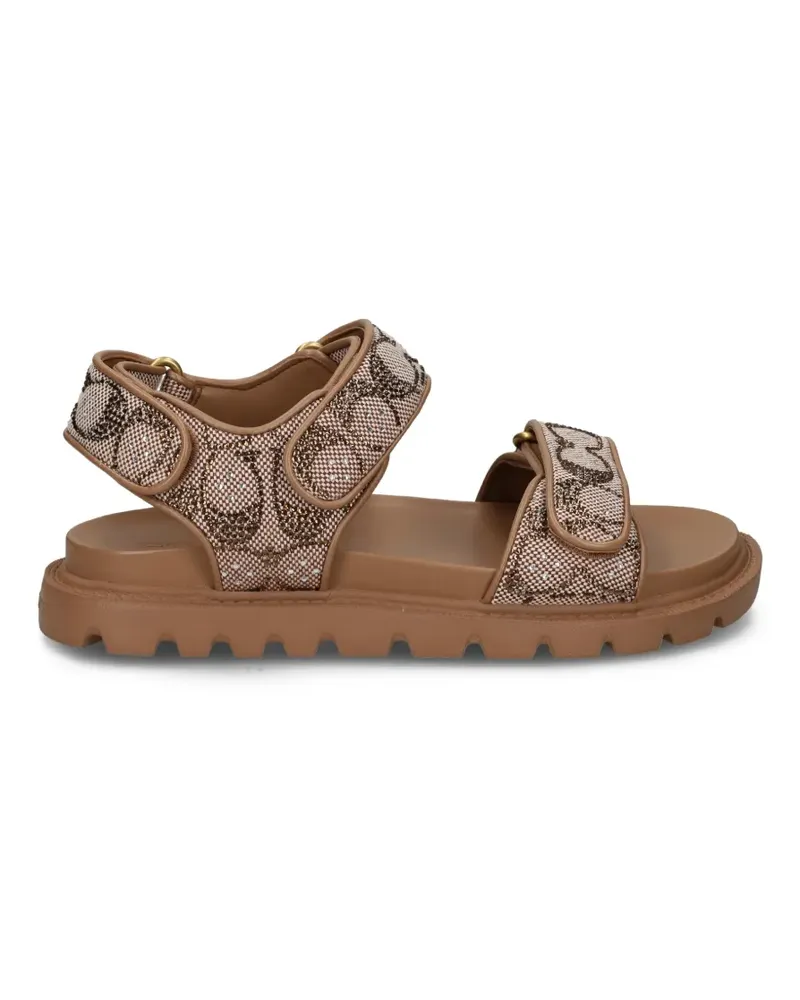 Coach Brynn logo sandals - Nude Nude