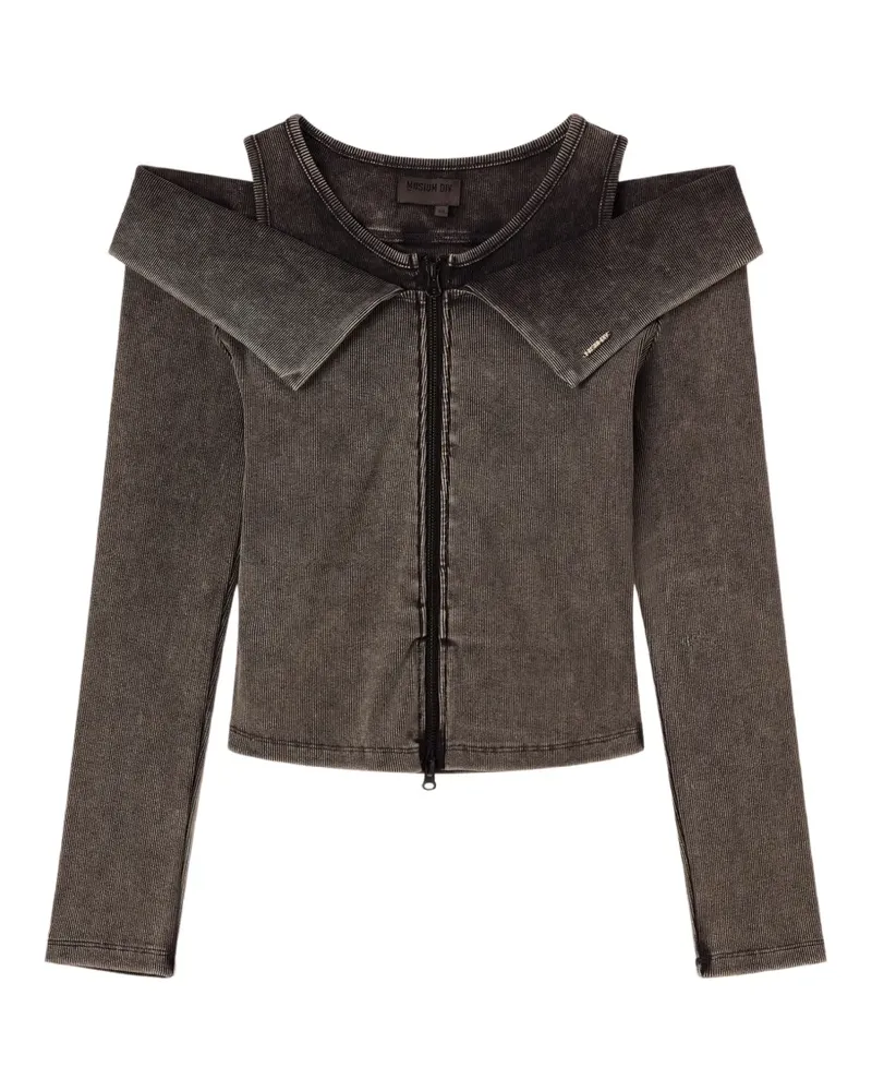 Musium Div. off-shoulder top - Braun Braun