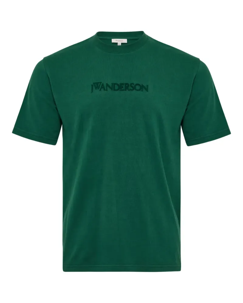 J.W.Anderson T-Shirt mit Logo-Stickerei - Grün Grün
