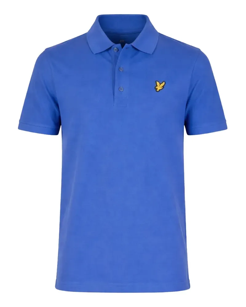 Lyle & Scott embroidered-logo polo shirt - Blau Blau