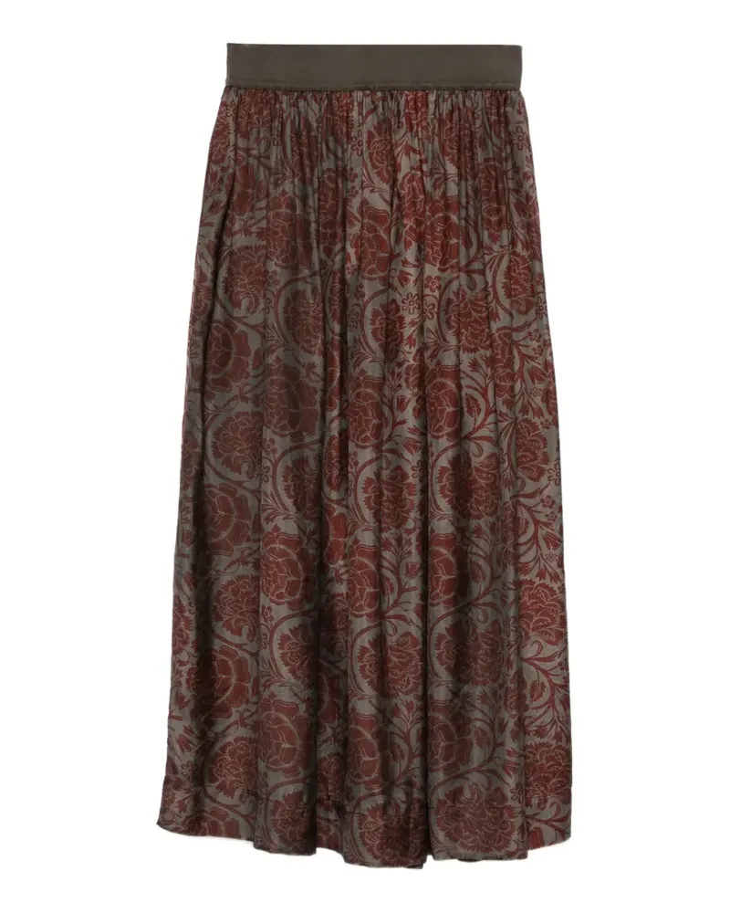 Uma Wang floral skirt - Rot Rot