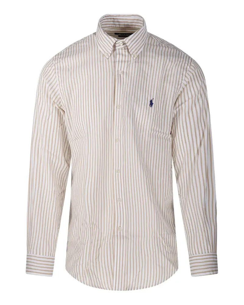 Ralph Lauren Gestreiftes Hemd - Weiß Weiß