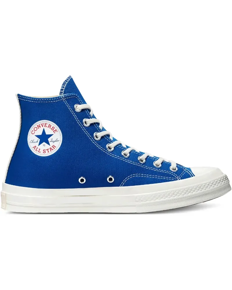 Comme des Garçons x Converse logo high-top sneakers - Blau Blau
