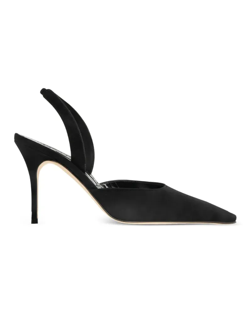 Manolo Blahnik Carolyne slingback pointed pumps - Schwarz Schwarz