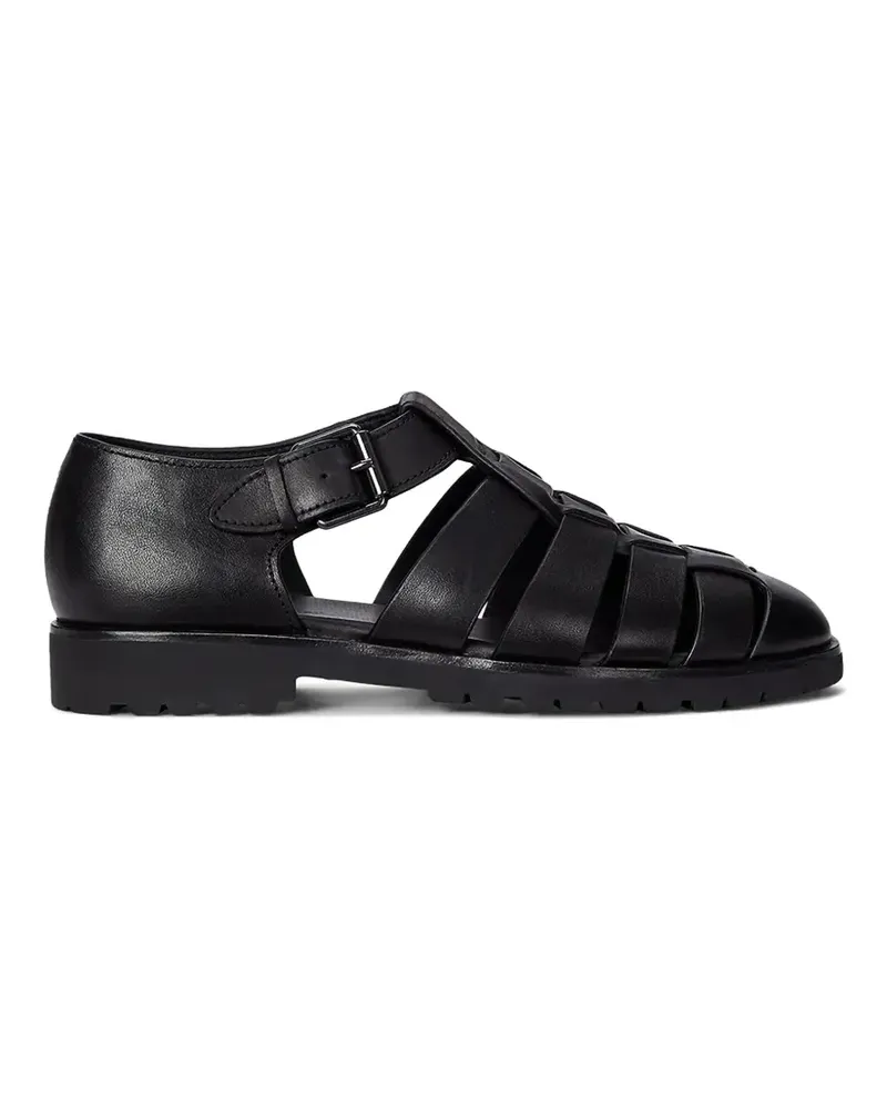 Ralph Lauren leather fisherman sandals - Schwarz Schwarz