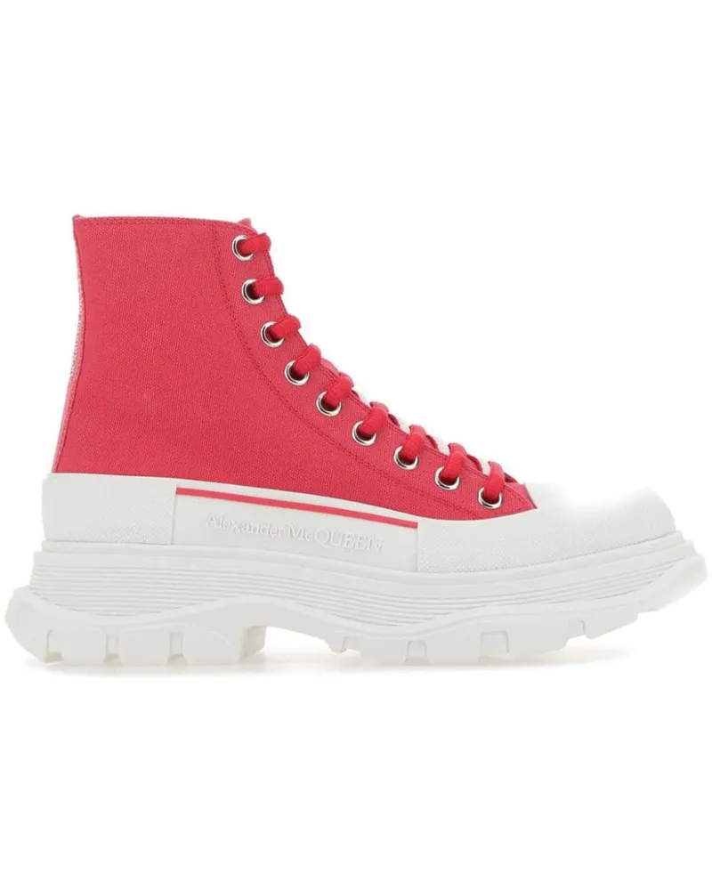 Alexander McQueen Tread Slick Stiefel - Rosa Rosa