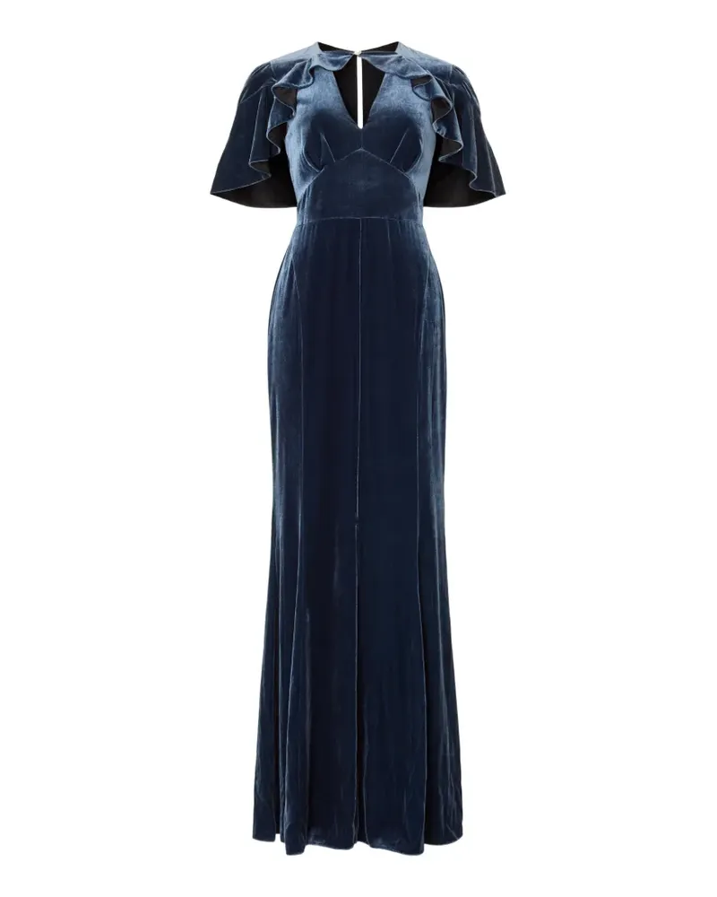 Temperley London Ashcombe Maxikleid - Blau Blau