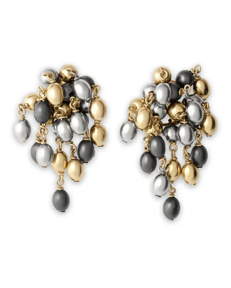 Christophe Lemaire Ohrringe aus Messing - Gold Gold