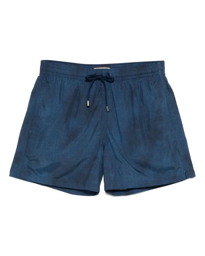 Canali Badeshorts mit Kordelzug - Blau Blau