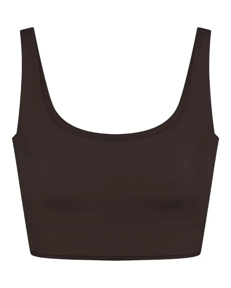 SKIMS x Nike Sport-BH mit U-Ausschnitt - Braun Braun