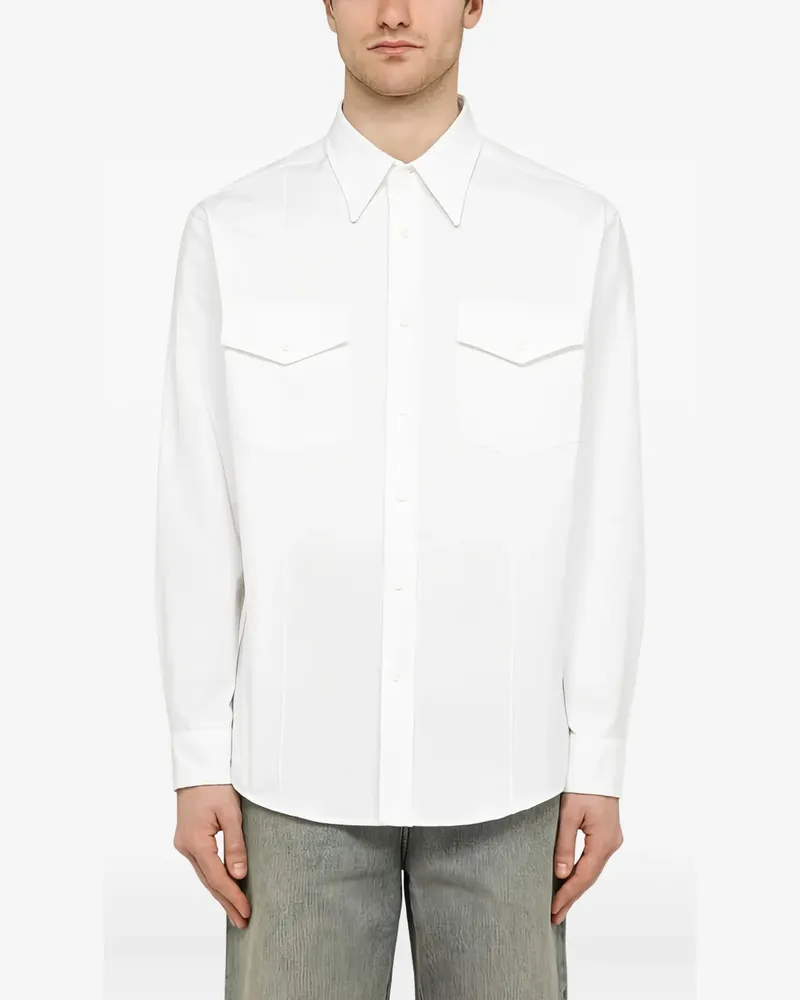 Department 5 Klassisches Hemd - Weiß Weiß