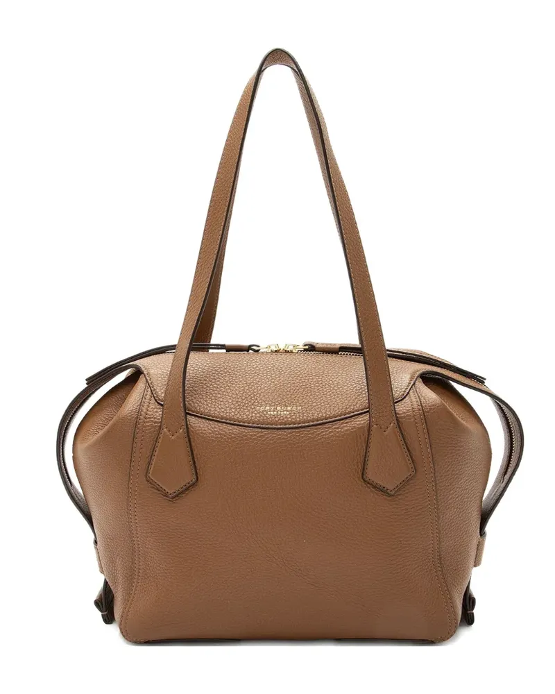 Tory Burch medium Perry leather zip shoulder bag - Braun Braun