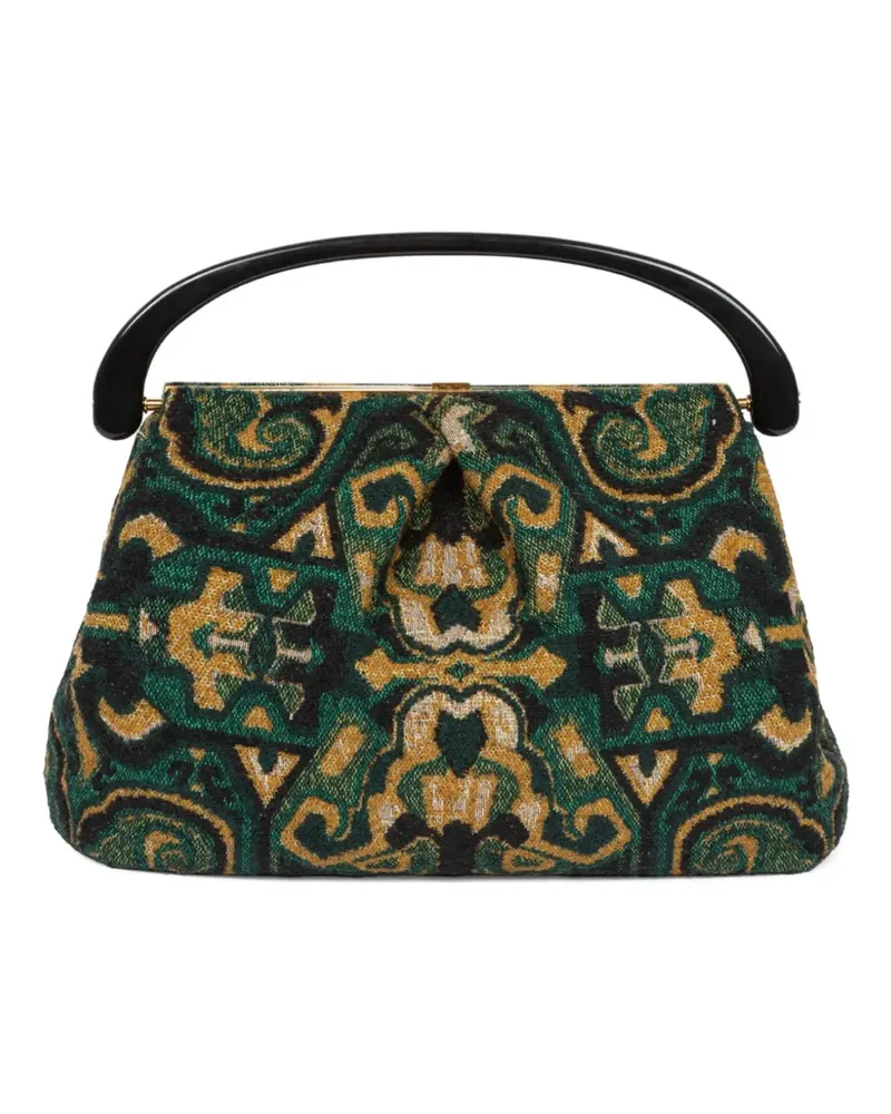 Dries van Noten Tote Bag aus Tapisserie-Jacquard - Grün Grün
