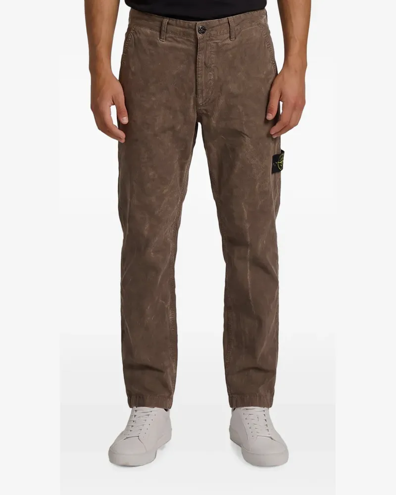 Stone Island Cordhose mit Terra-Effekt - Braun Braun