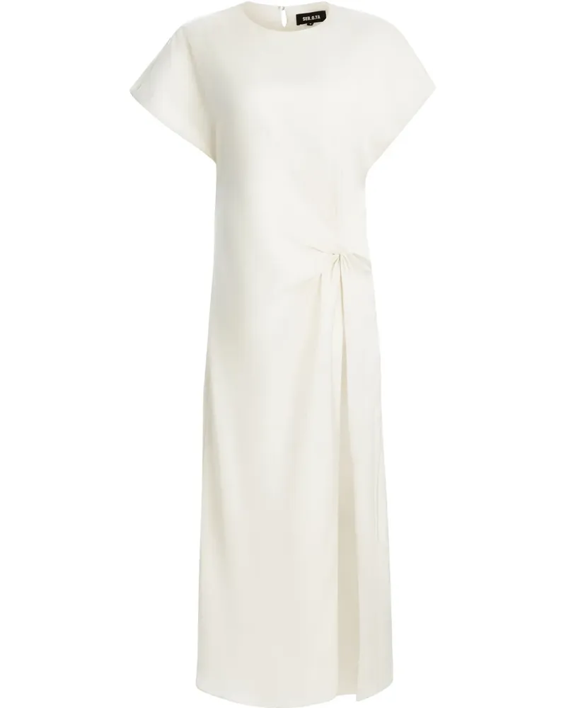 SER.O.YA Tropez Maxikleid - Weiß Weiß