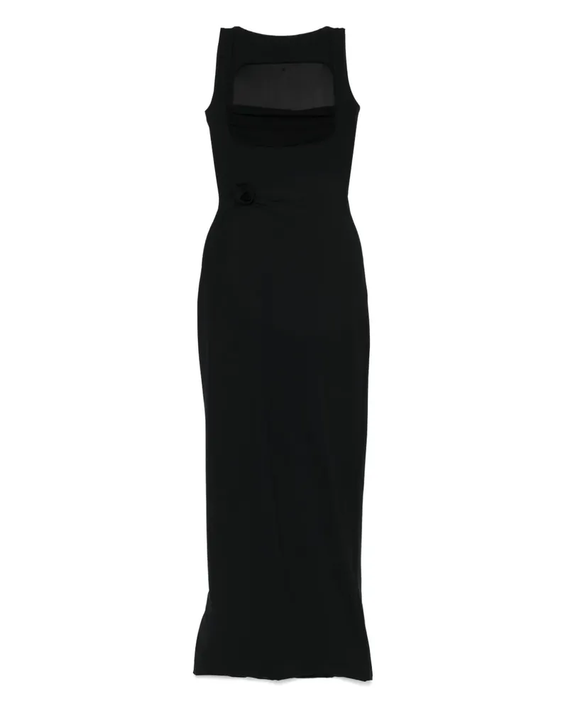Maygel Coronel Hibisco Maxikleid - Schwarz Schwarz
