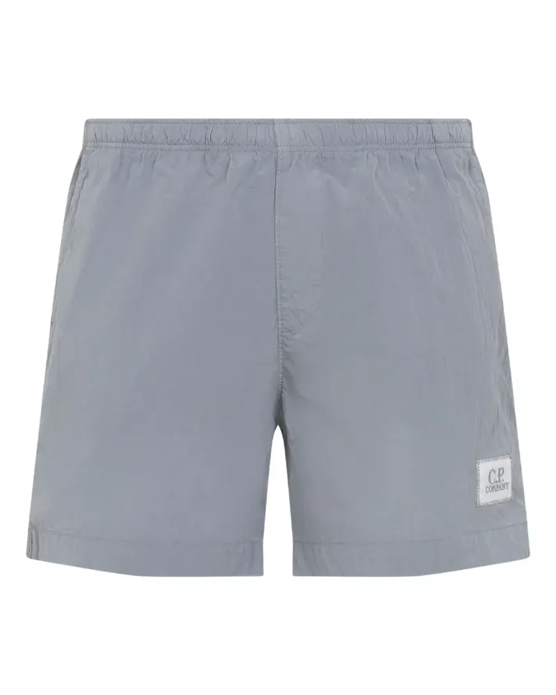 C.P. Company Badeshorts mit Logo-Patch - Grau Grau