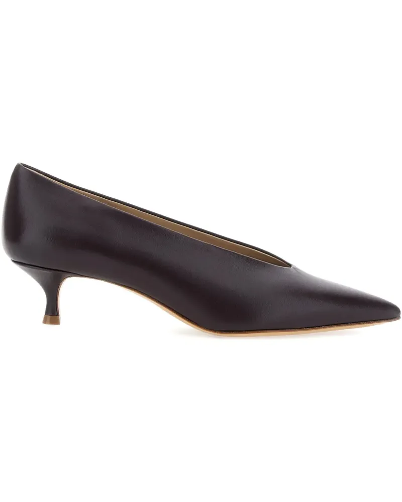 Le Monde Béryl Babouche Pumps mit spitzer Kappe 40mm - Violett Violett