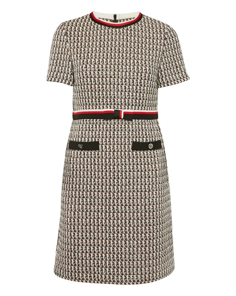 Maje Midikleid aus Tweed - Weiß Weiß