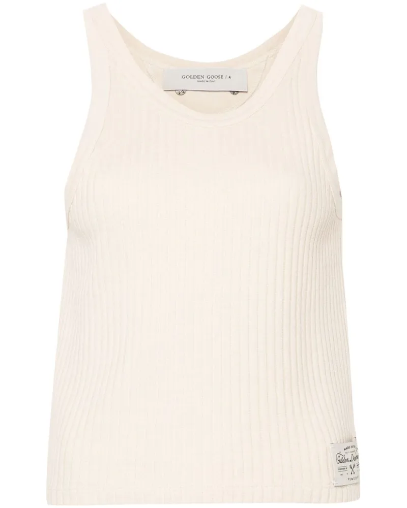 Golden Goose Tanktop aus geripptem Strick - Nude Nude