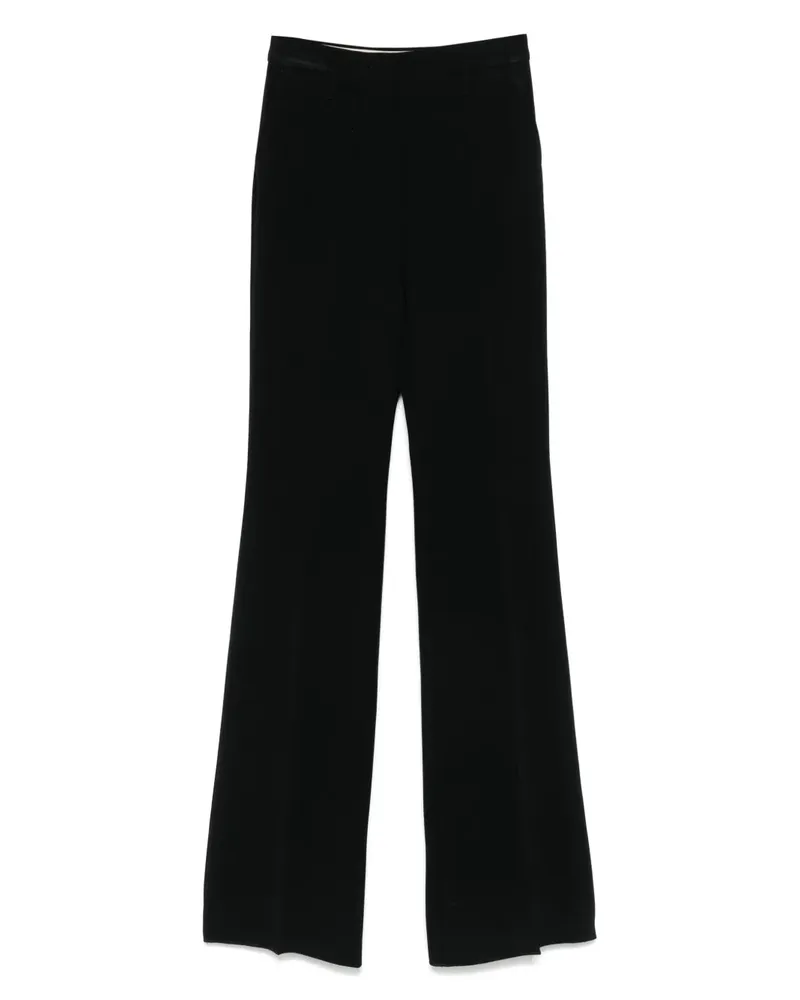 Max Mara Hose mit hohem Bund - Schwarz Schwarz