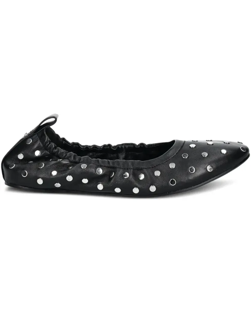 Michael Kors Ballerinas mit Nietendetail - Schwarz Schwarz