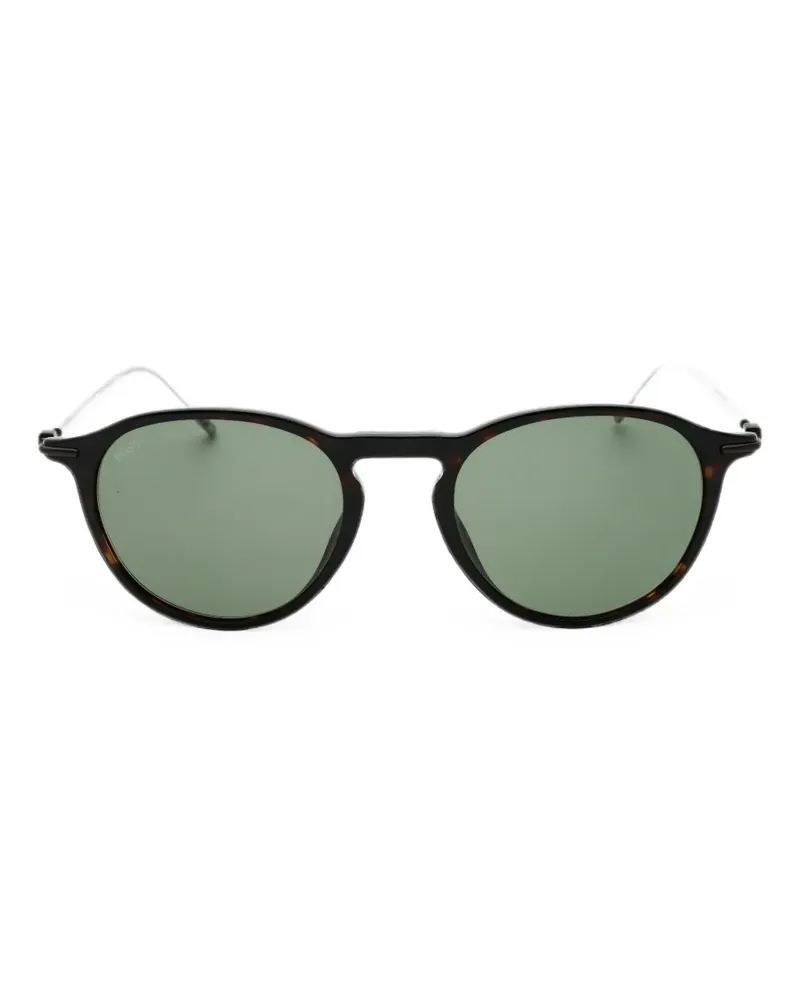 HUGO BOSS round-frame sunglasses - Braun Braun