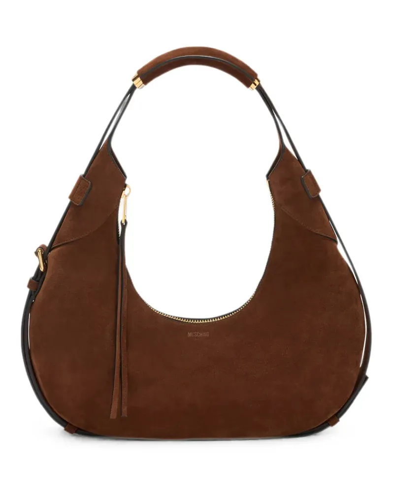Moschino suede shoulder bag - Braun Braun