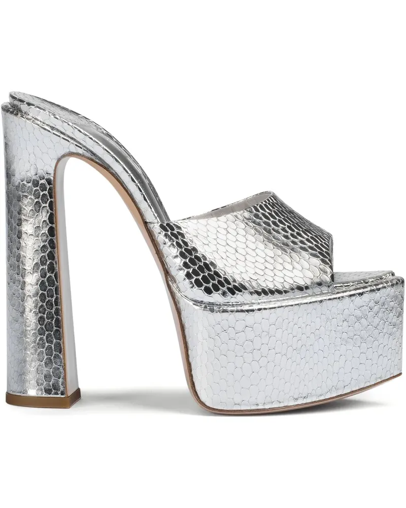 Le Silla Nina Mules 170mm - Silber Silber
