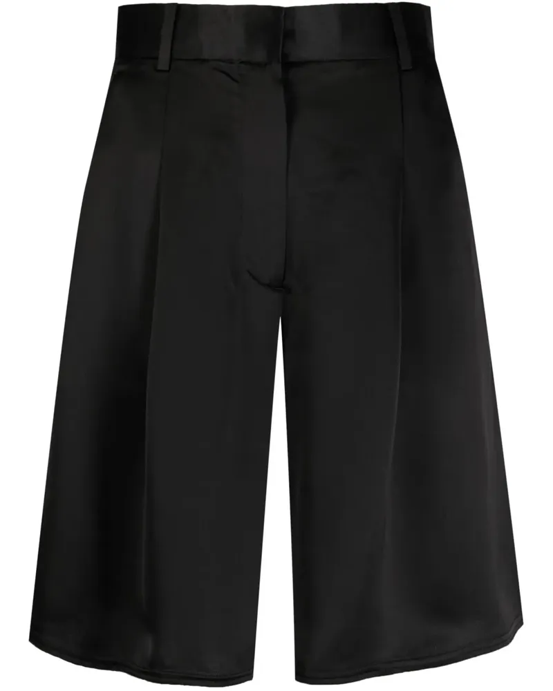 By Malene Birger Shorts mit hohem Bund - Schwarz Schwarz