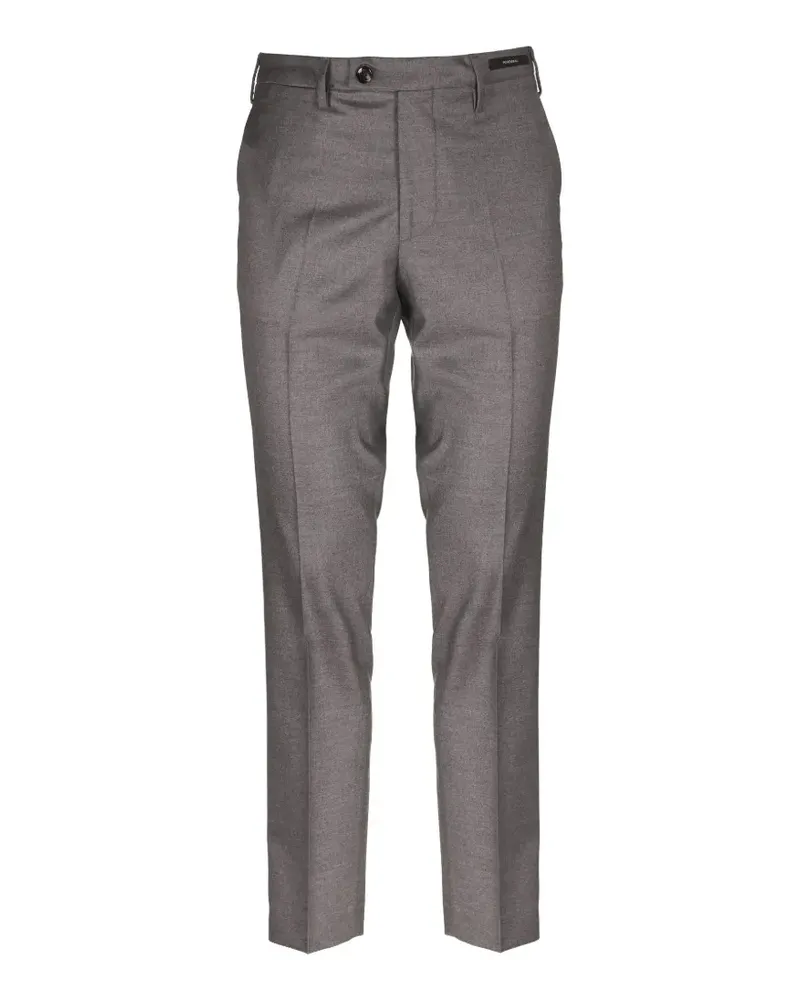 MICHAEL COAL pressed-crease tailored trousers - Grau Grau