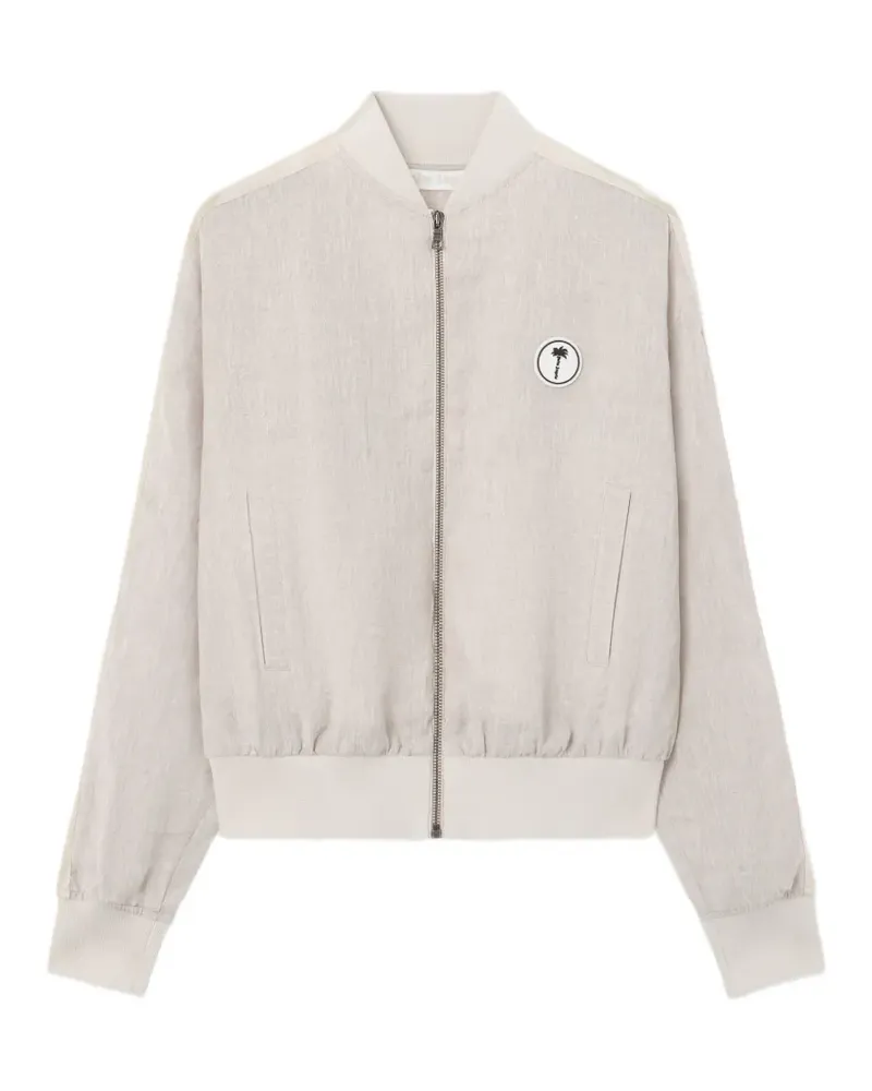 Palm Angels Jacke mit Logo-Baum - Nude Nude
