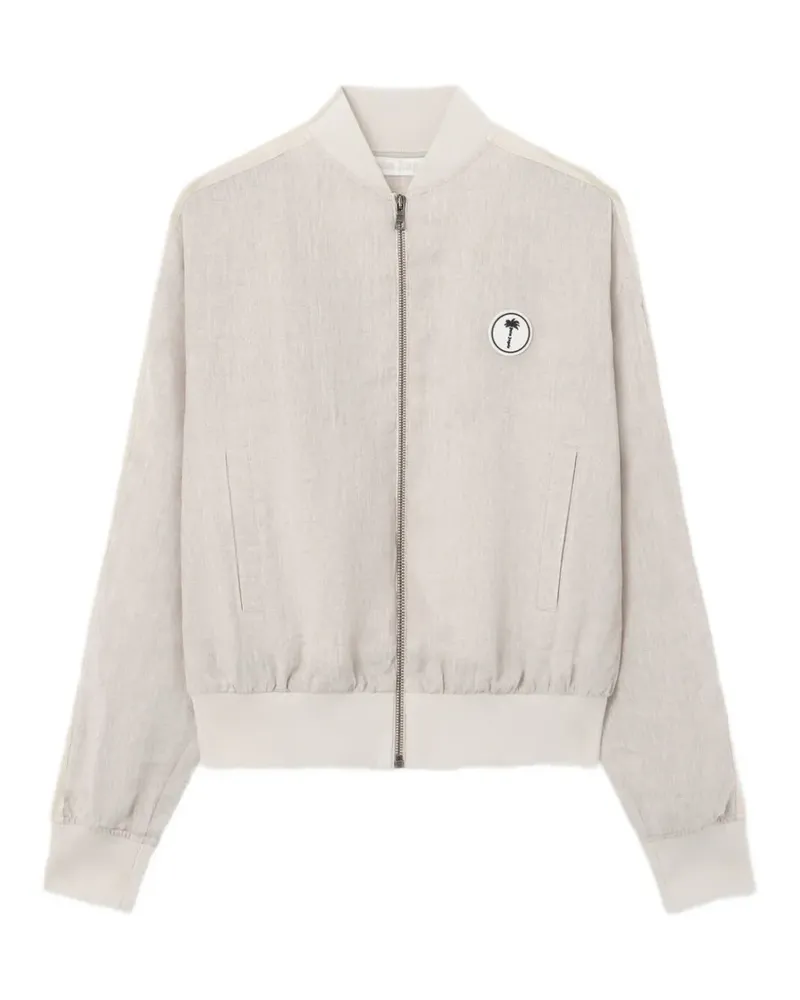 Palm Angels Jacke mit Logo-Baum - Nude Nude