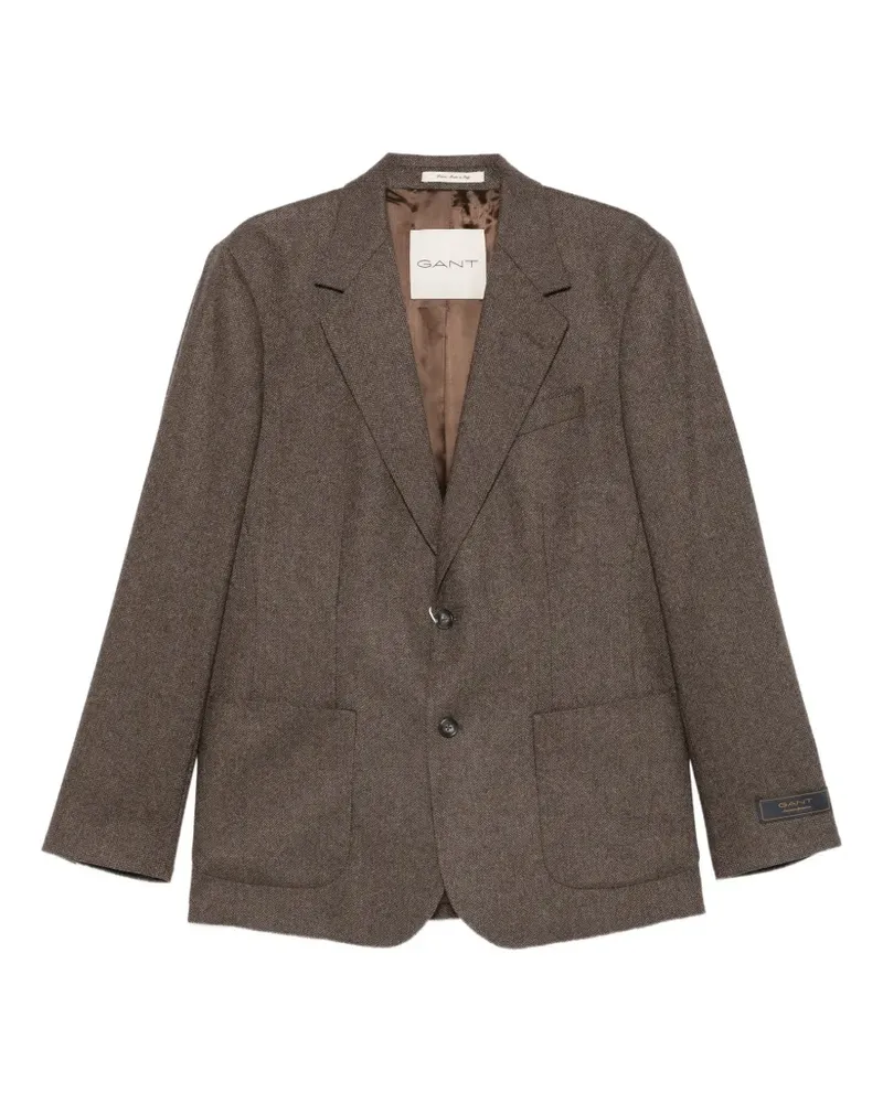 Gant herringbone suit jacket - Braun Braun