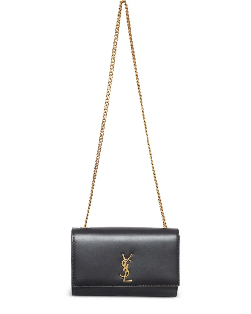 Saint Laurent Kate Schultertasche - Schwarz Schwarz