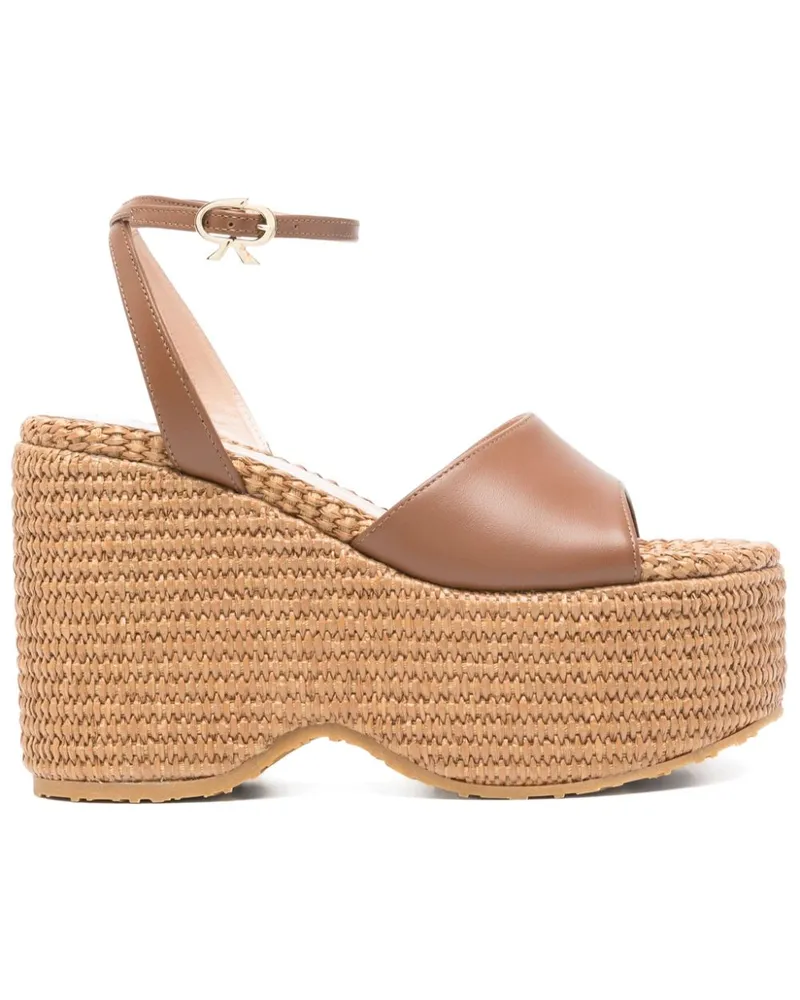 Gianvito Rossi Sandalen 110mm - Braun Braun
