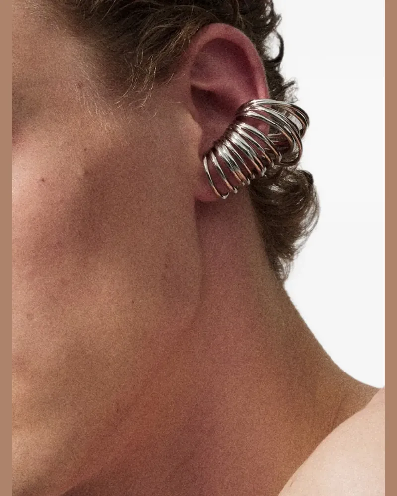 PANCONESI Orbit multi ear cuffs - Silber Silber