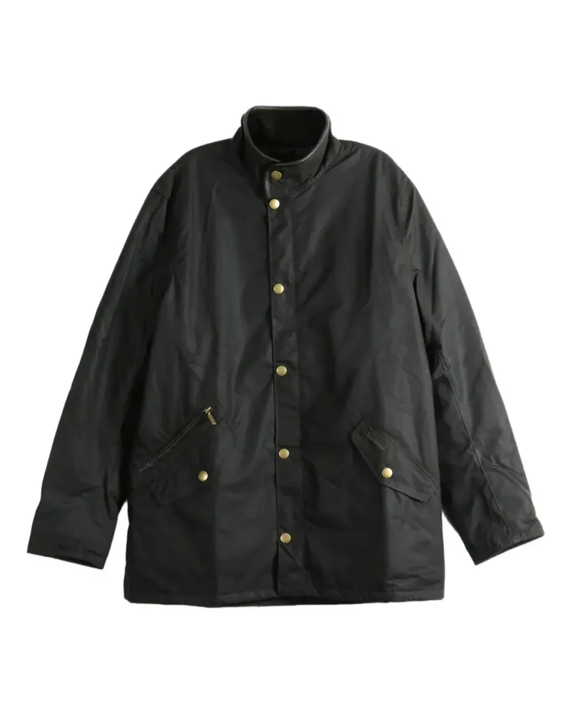 Barbour Prestbury waxed-cotton funnel-neck jacket - Braun Braun
