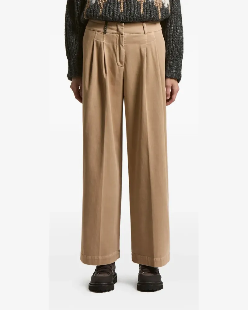 Peserico Hose mit Bundfalten - Nude Nude