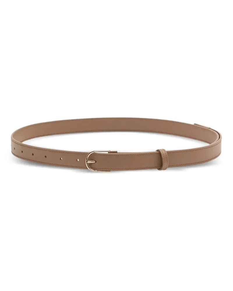 Victoria Beckham Earring buckle belt - Nude Nude