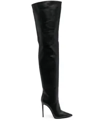 Le Silla Eva Overknee-Stiefel Schwarz