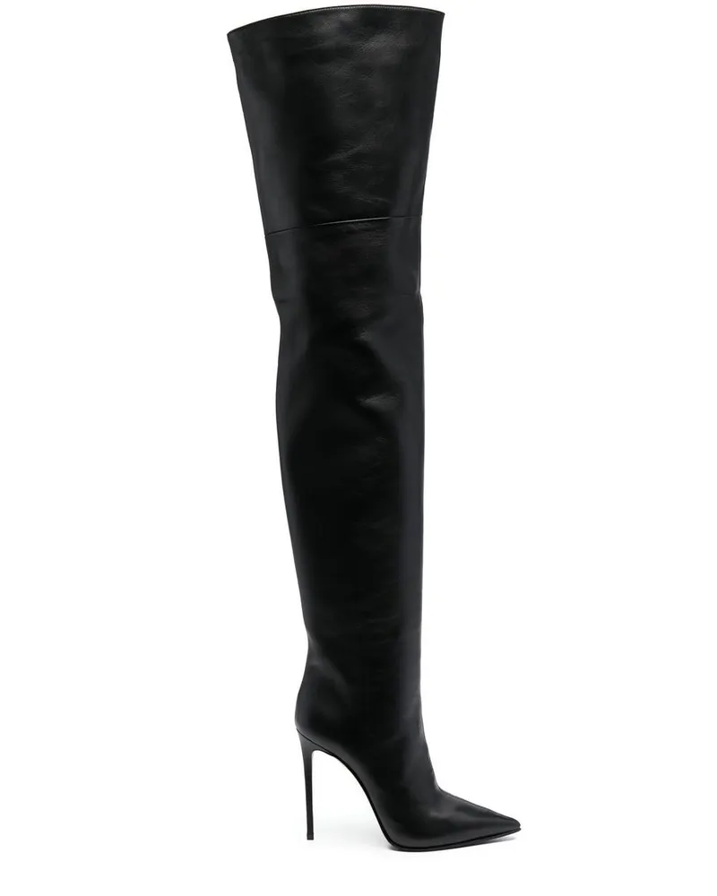 Le Silla Eva Overknee-Stiefel - Schwarz Schwarz